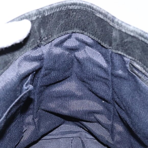 Salvatore Ferragamo Gancini Tote Bag Canvas Blue Gold Auth 139532 - Picture 12 of 16